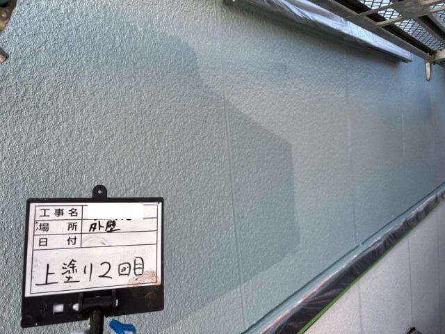 上塗り 【I様邸 多治見市 外壁塗装】